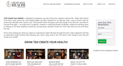 Desktop Screenshot of createyourhealth.com